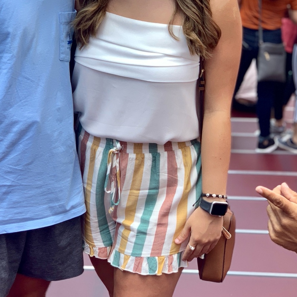 Striped Multicolor Shorts